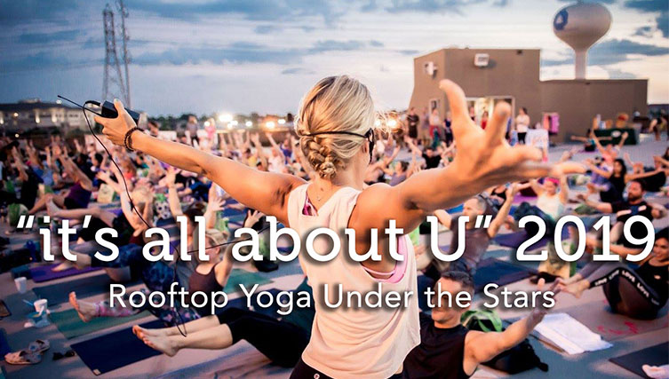 "it's all about U" Rooftop Yoga 2019