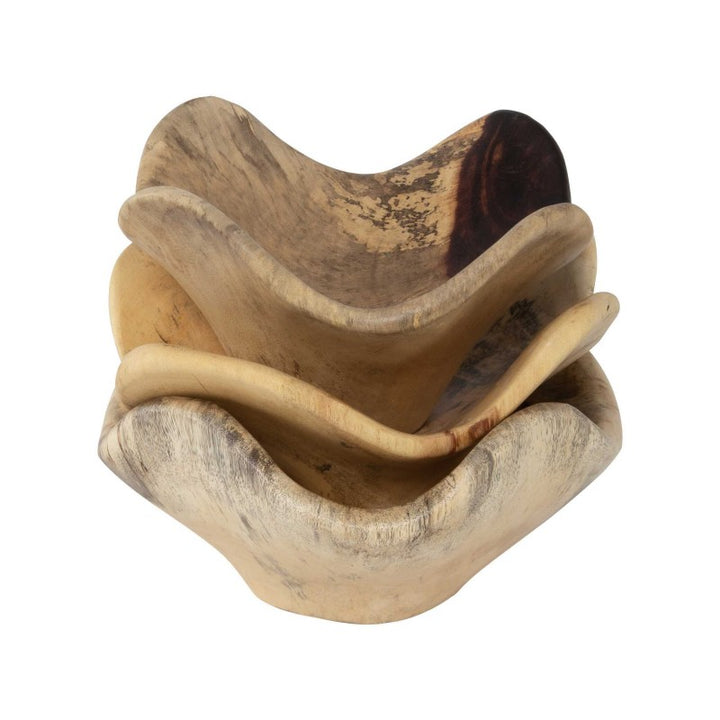 Tamarine - Wood Wall Art (Set of 3) - Light Brown