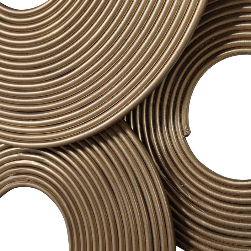 Ahmet - Rings Wall Decor - Gold