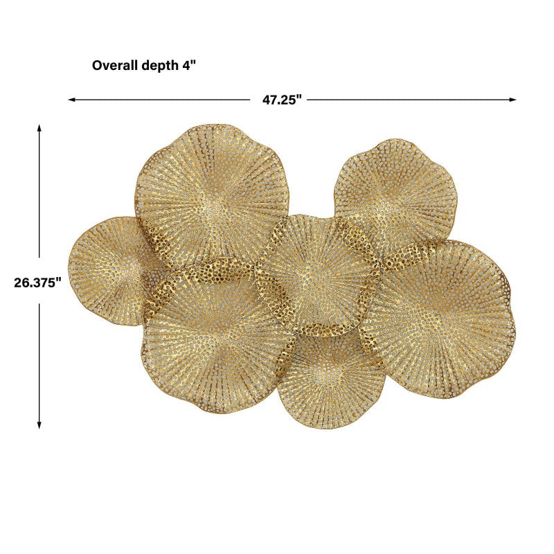 Ripley - Gold Metal Wall Art