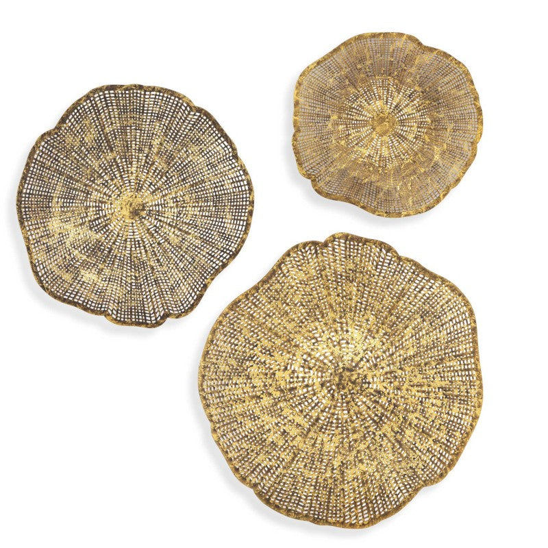 Radiance - Metal Wall Decor (Set of 3) - Gold