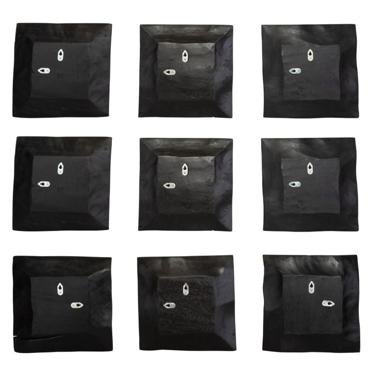 Malosi - Wood Wall Decor (Set of 9) - Black