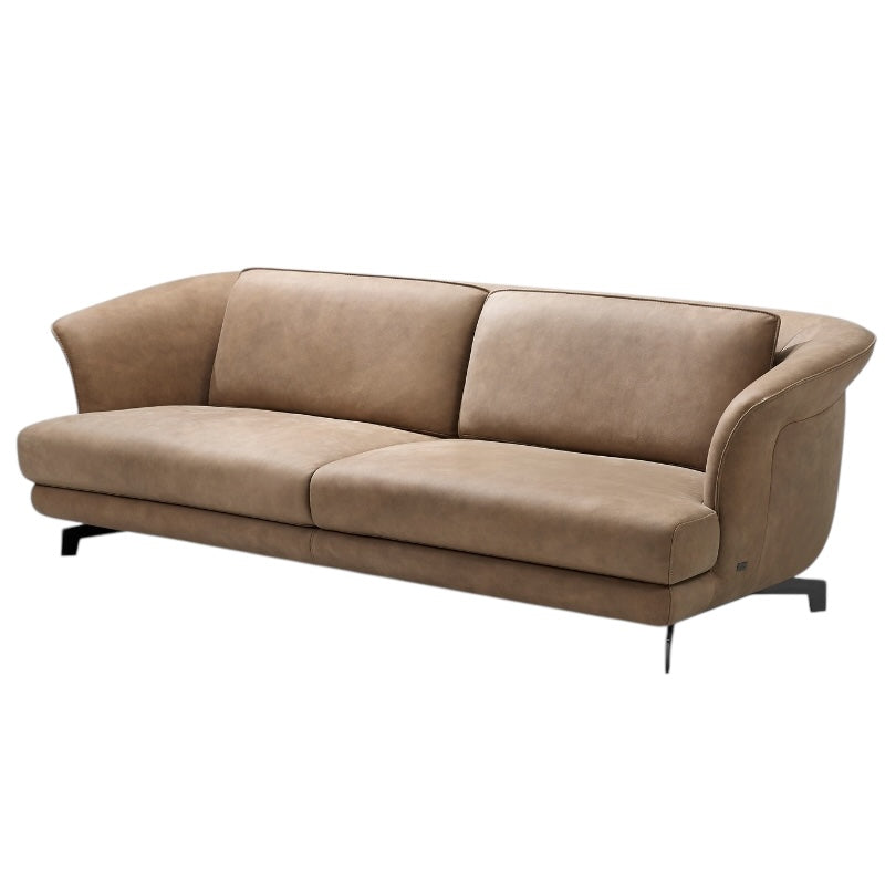 Beige sofa on a white background