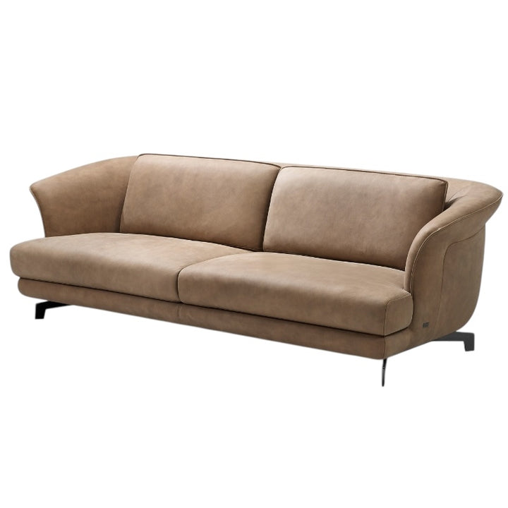 Beige sofa on a white background