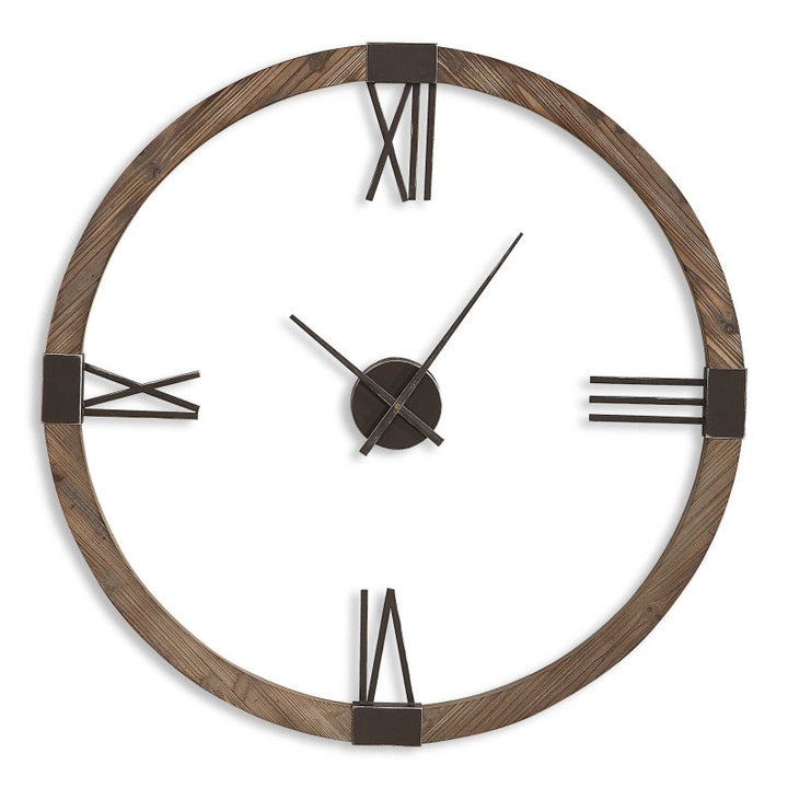 Marcelo - Modern Wall Clock - Light Brown