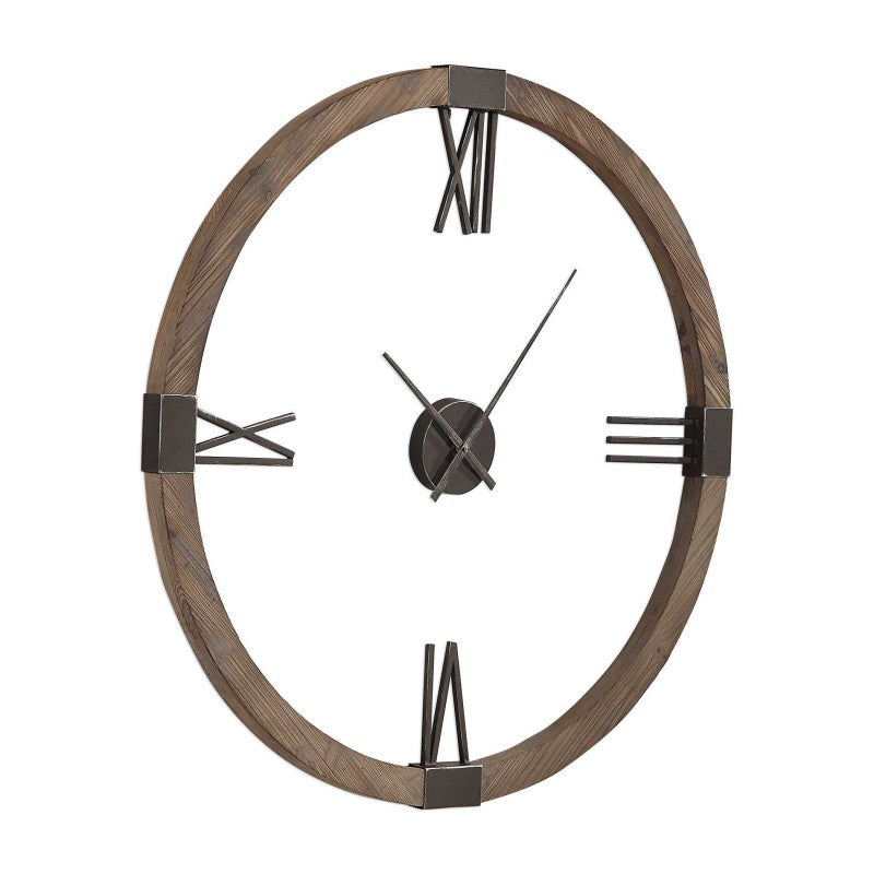 Marcelo - Modern Wall Clock - Light Brown