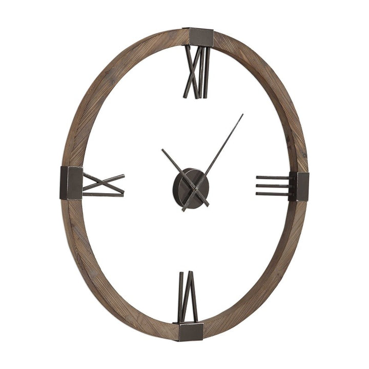 Marcelo - Modern Wall Clock - Light Brown