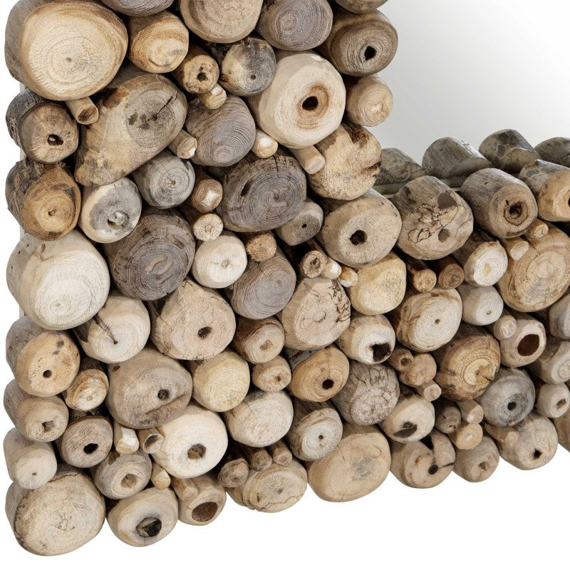 Timberwood - Rectangular Mirror - Light Brown