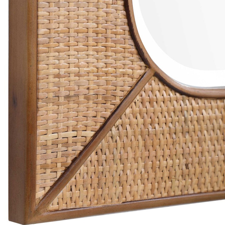 Tahiti - Rattan Mirror - Light Brown