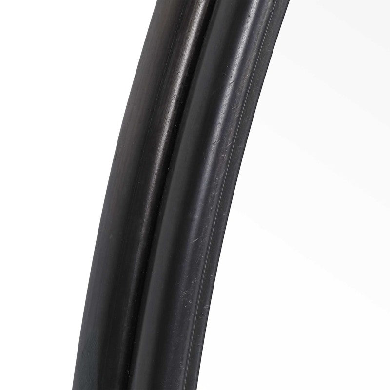 Belham - Round Iron Mirror - Black