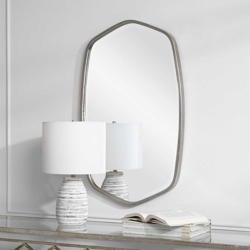 Duronia - Mirror - Brushed Silver