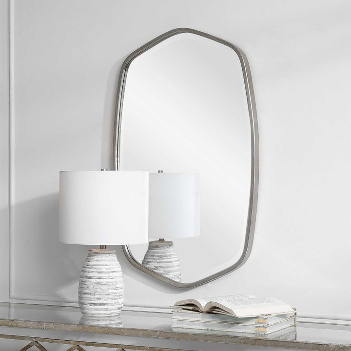Duronia - Mirror - Brushed Silver