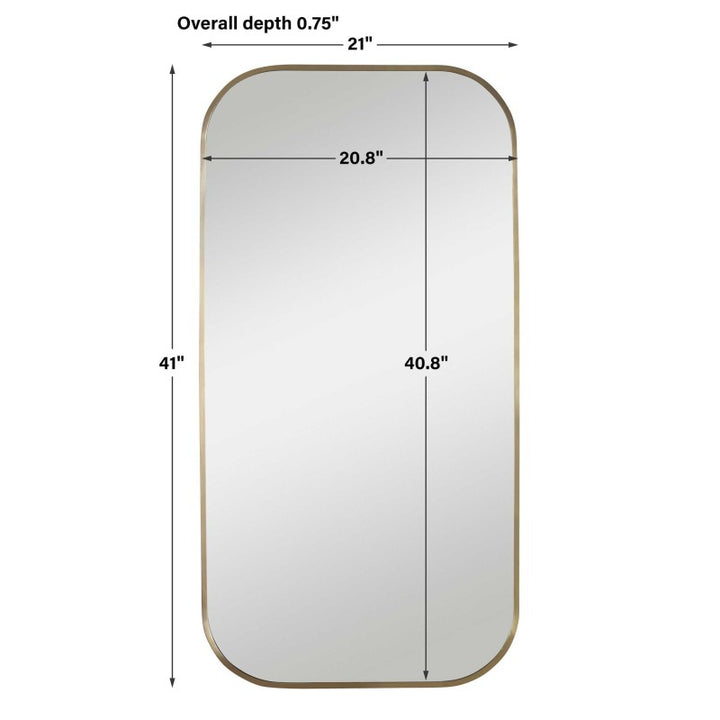 Taft - Mirror - Plated Brass
