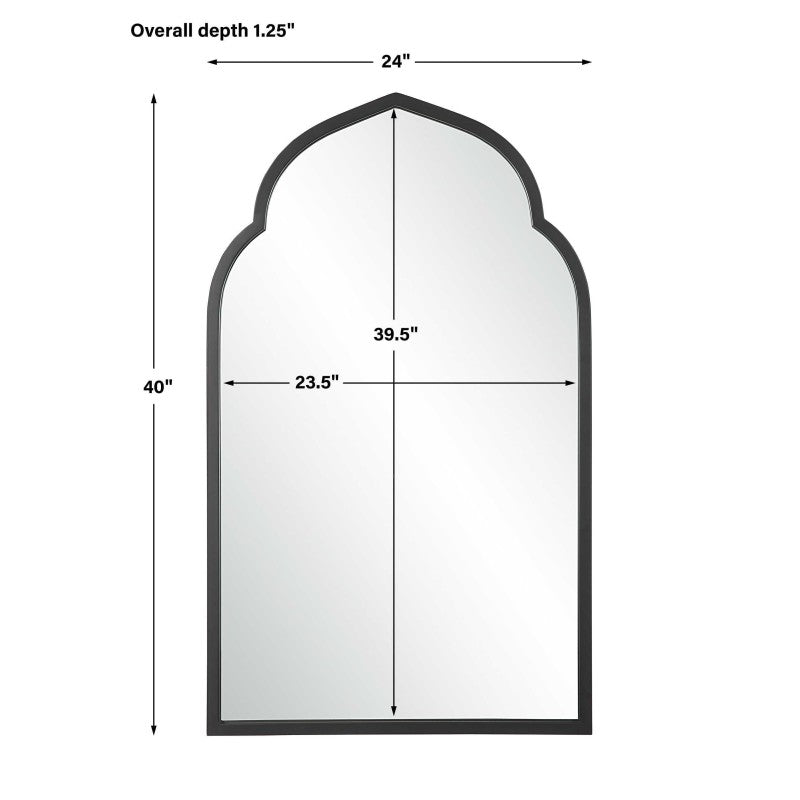 Kenitra - Arch Mirror - Black