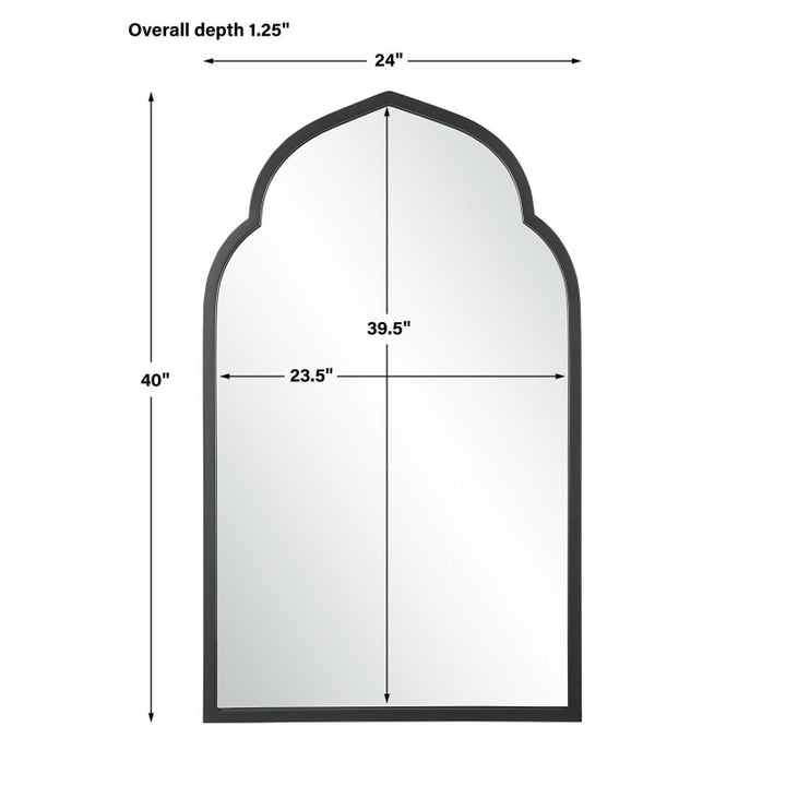 Kenitra - Arch Mirror - Black