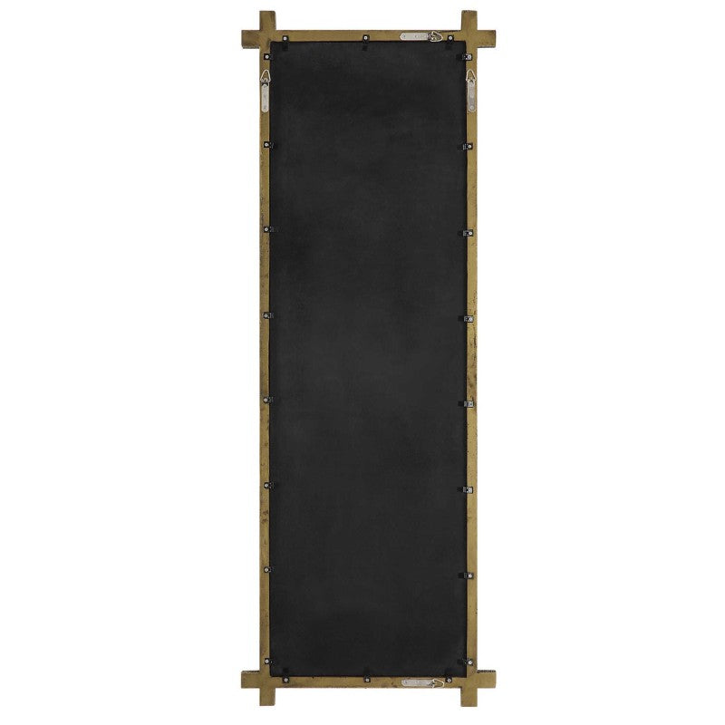 Abanu - Ribbed Gold Dressing Mirror