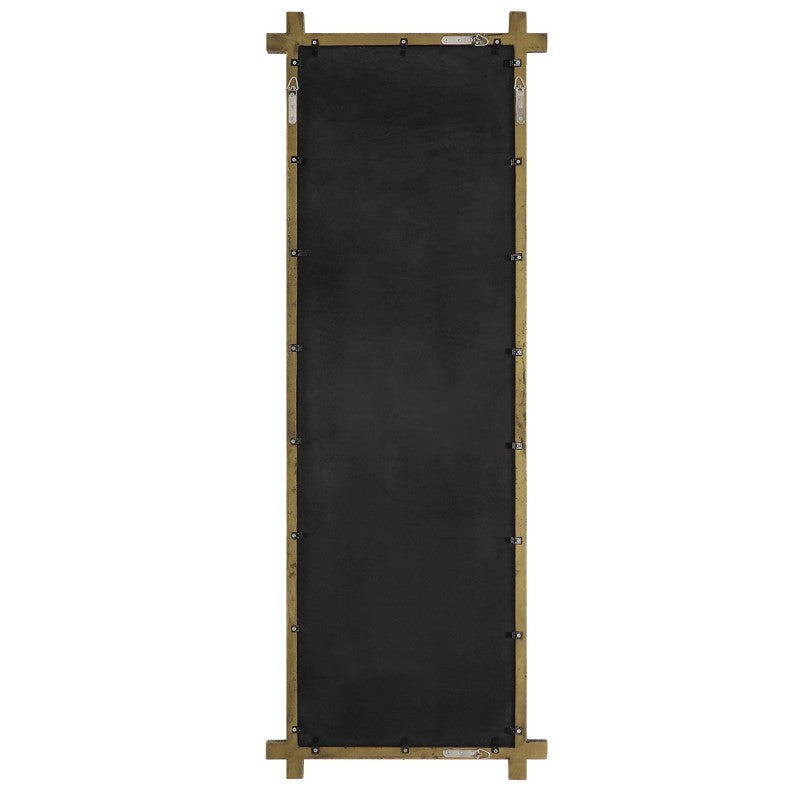 Abanu - Ribbed Gold Dressing Mirror