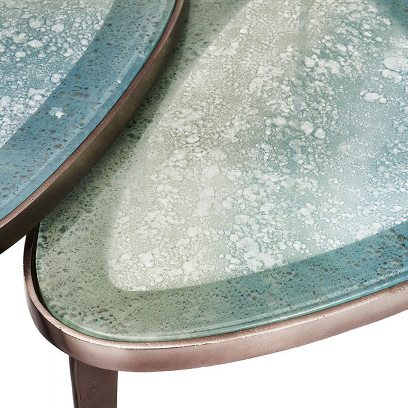 Jan Bunching Cocktail Tables - Blue/Grey