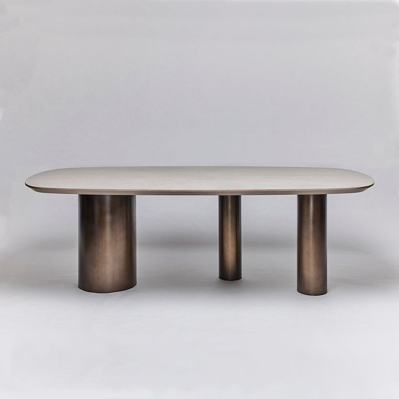 Becket Dining Table - Grey