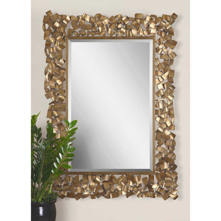 Capulin - Mirror - Antique Gold