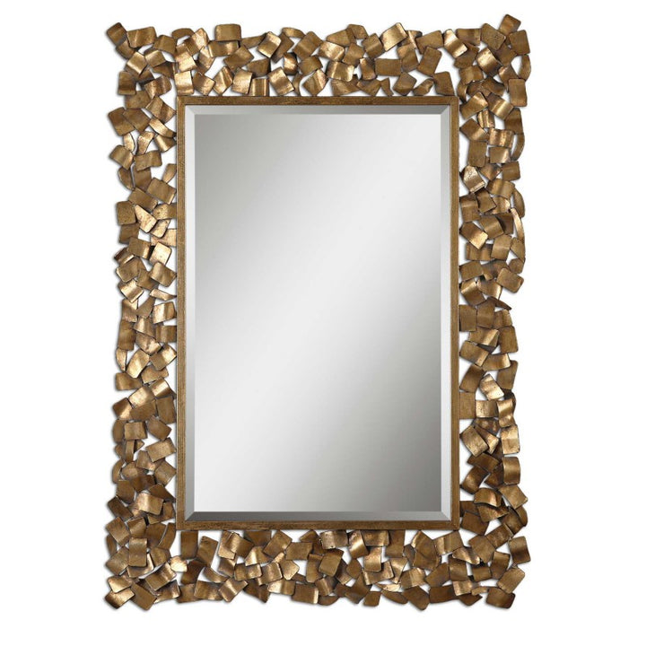 Capulin - Mirror - Antique Gold