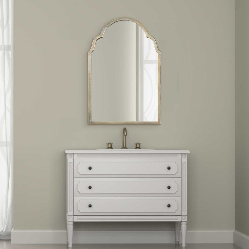 Brayden - Petite Arch Mirror - Silver