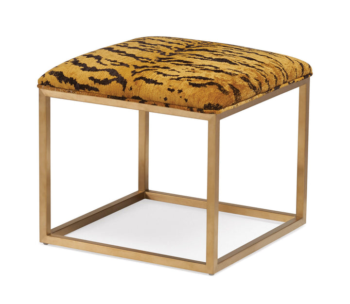 Lark Brass Ottoman
