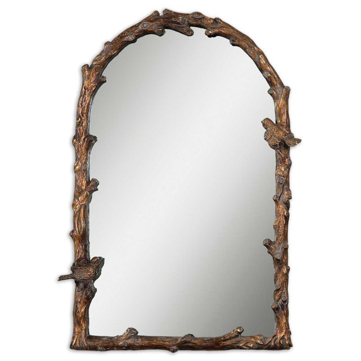 Paza - Arch Mirror - Antique Gold