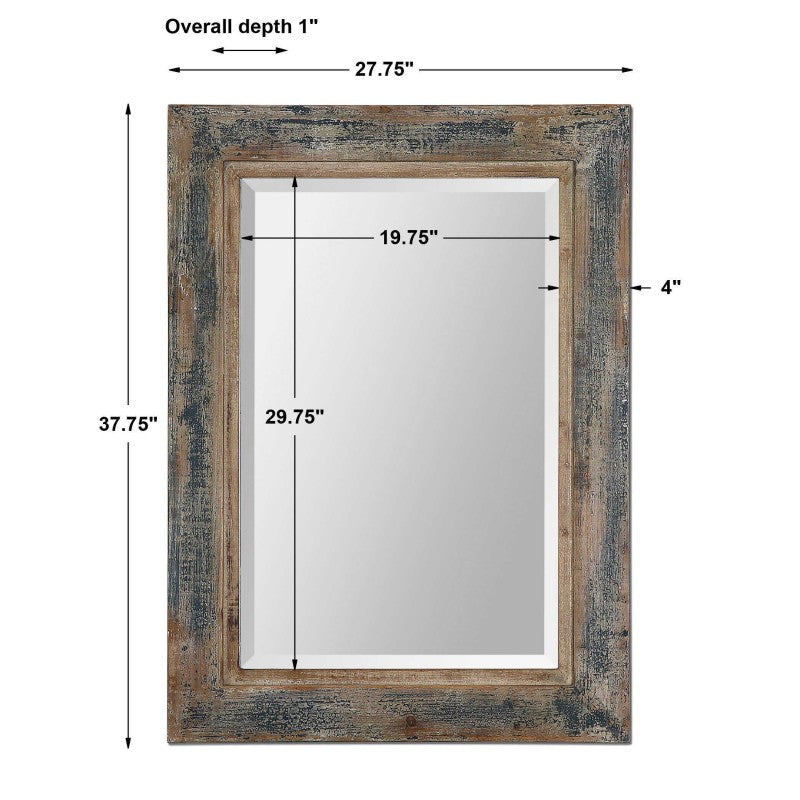 Bozeman - Mirror - Distressed Blue