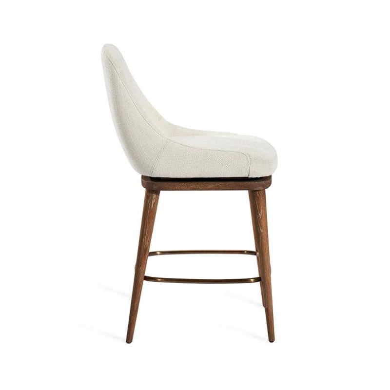 Harper Swivel Counter Stool - Oyster