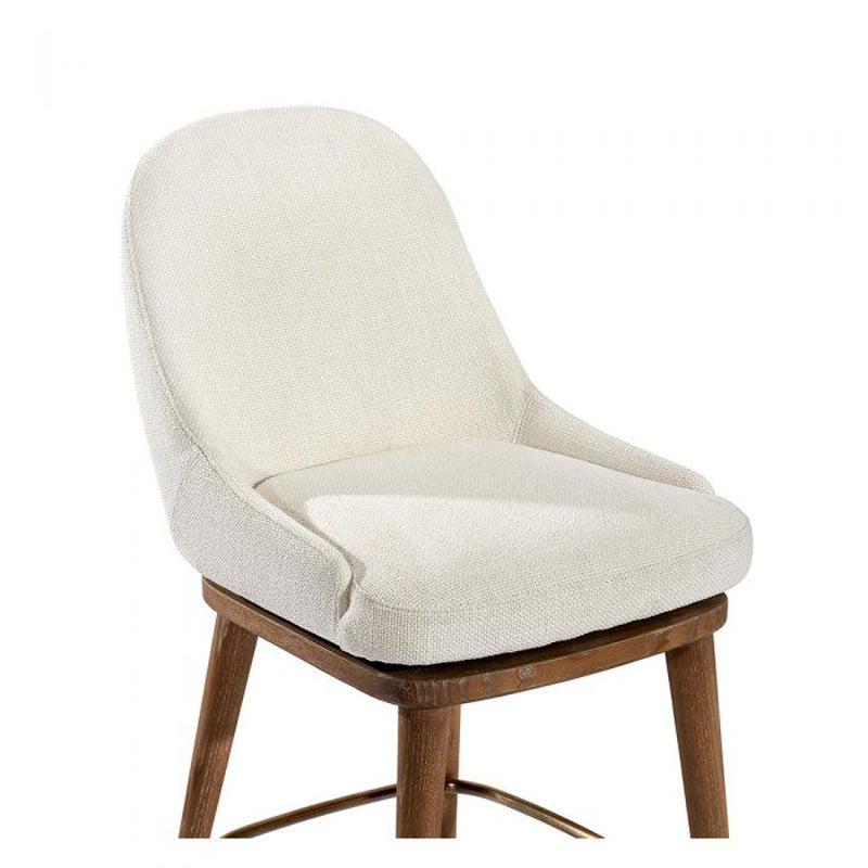 Harper Swivel Counter Stool - Oyster