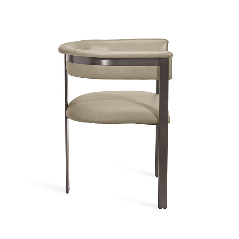 Darcy Dining Chair - Taupe/ Graphite