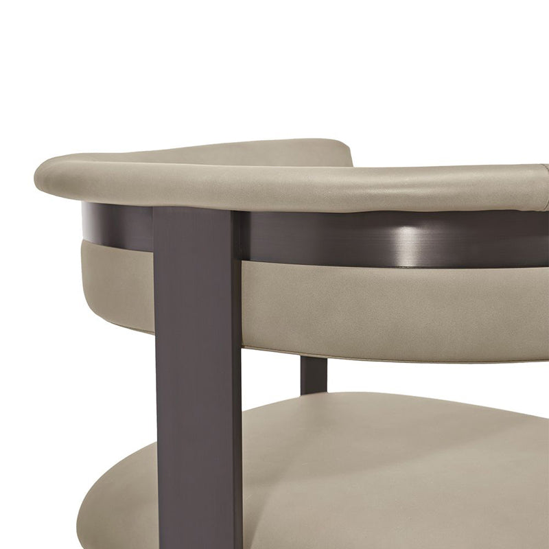 Darcy Dining Chair - Taupe/ Graphite