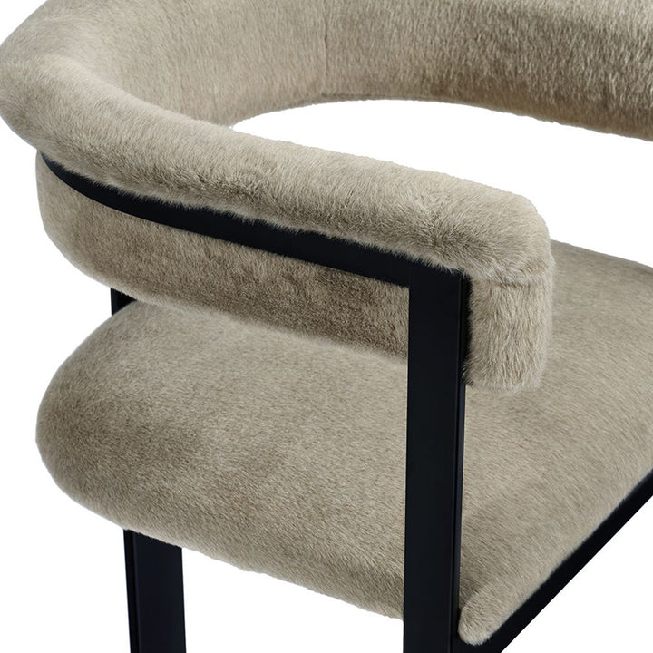 Darcy Dining Chair - Black/ Fawn