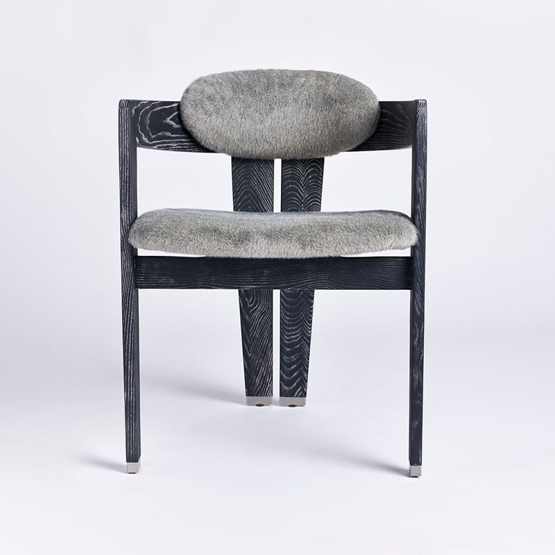 Maryl Dining Chair - Pewter