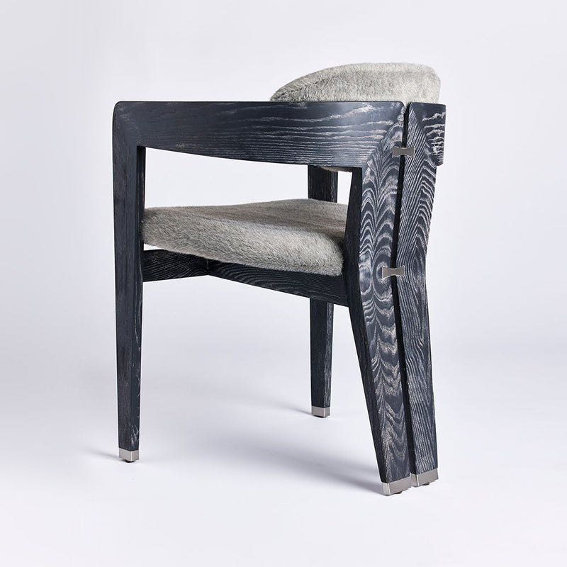 Maryl Dining Chair - Pewter
