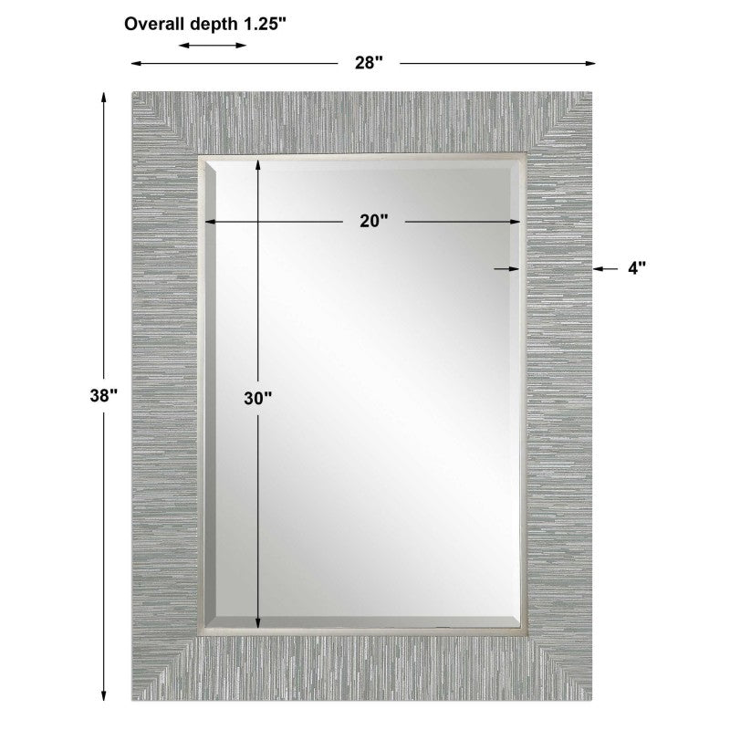 Belaya - Wood Mirror - Gray