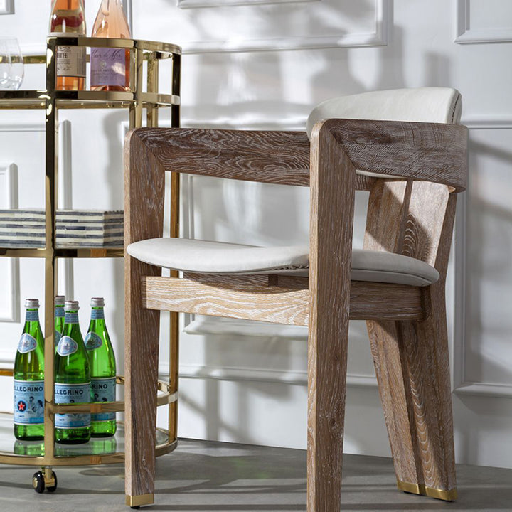 Maryl Dining Chair - Whitewash