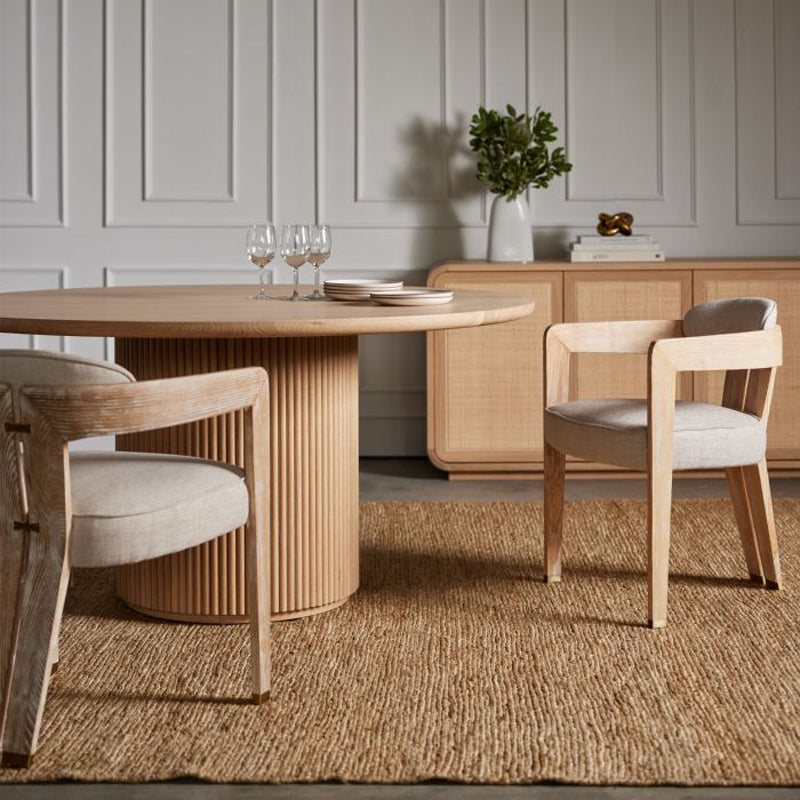 Maryl II Dining Chair - Cream Linen