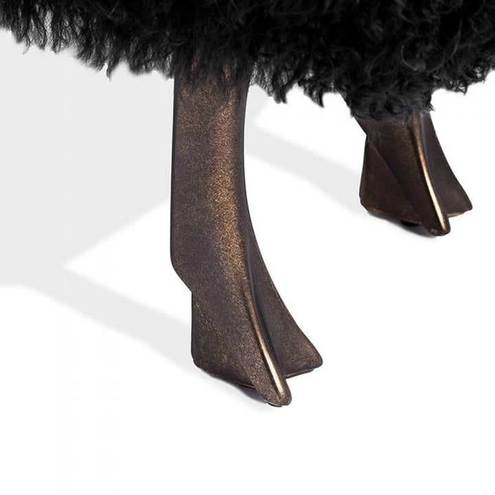 Leon Sheep Sculpture - Black