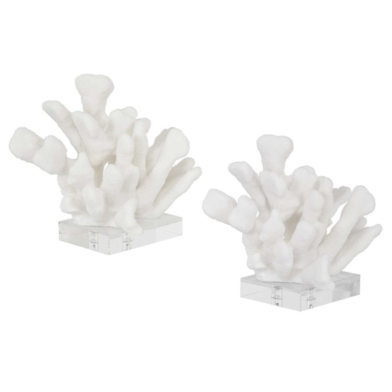 Charbel - Bookends (Set of 2) - White