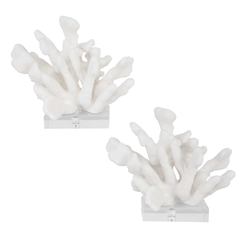 Charbel - Bookends (Set of 2) - White