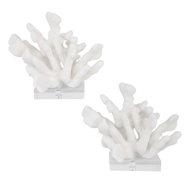 Charbel - Bookends (Set of 2) - White