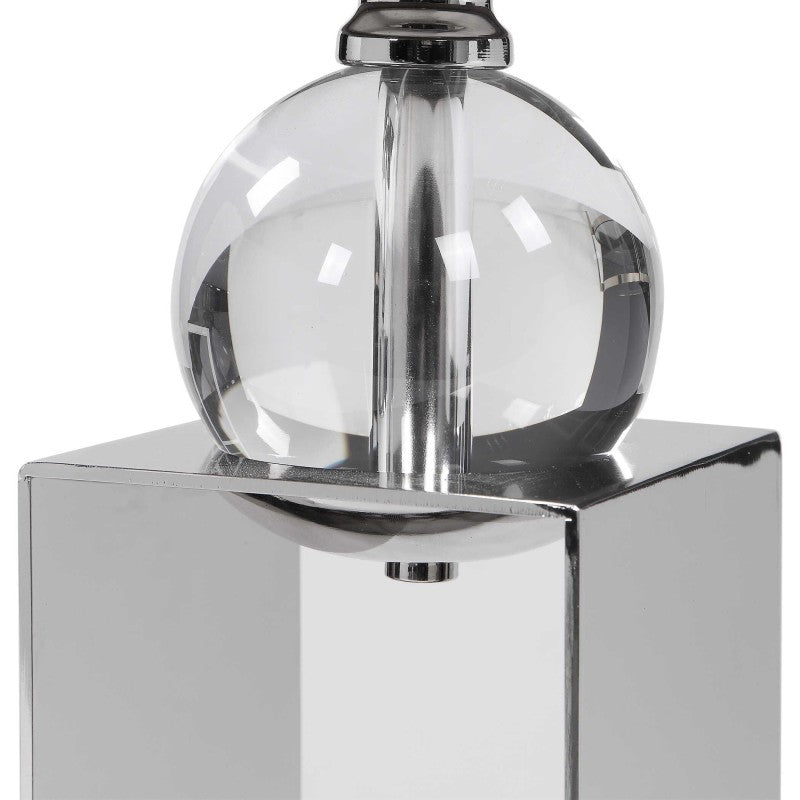 Lucian - Candleholders (Set of 2) - Nickel