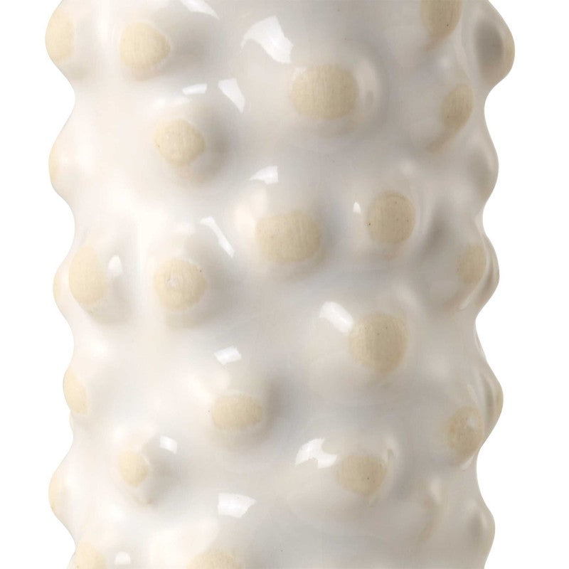 Makira - Cylindrical Sculptures (Set of 3) - Pearl Silver