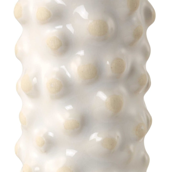 Makira - Cylindrical Sculptures (Set of 3) - Pearl Silver