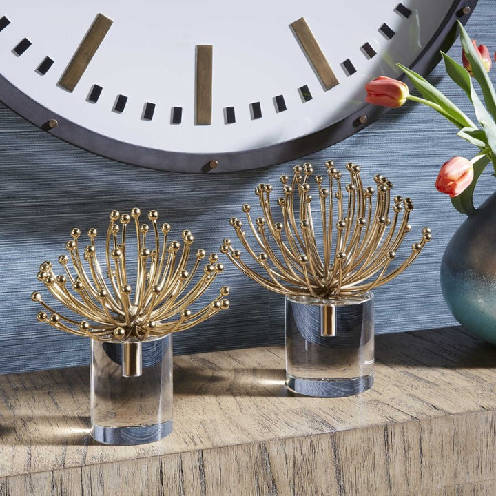 Aga - Modern Sculptures (Set of 2) - Gold