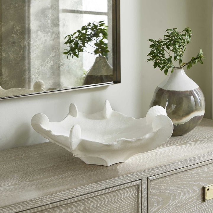 Coral Mirage - Outdoor Bowl - White