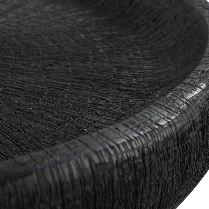 Resonance - Indoor-Outdoor Resin Bowl - Black