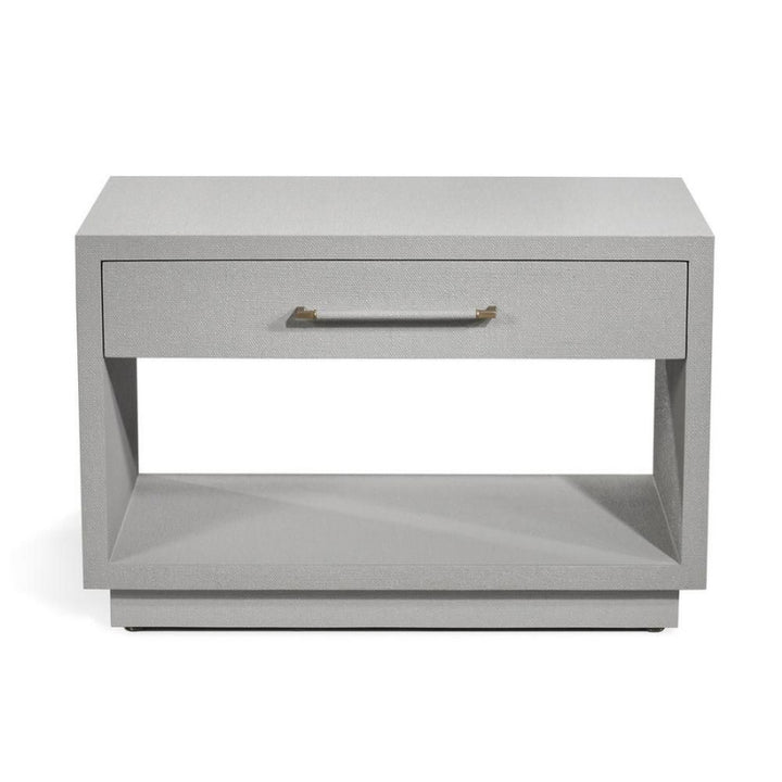 Taylor Low Bedside Chest - Light Grey